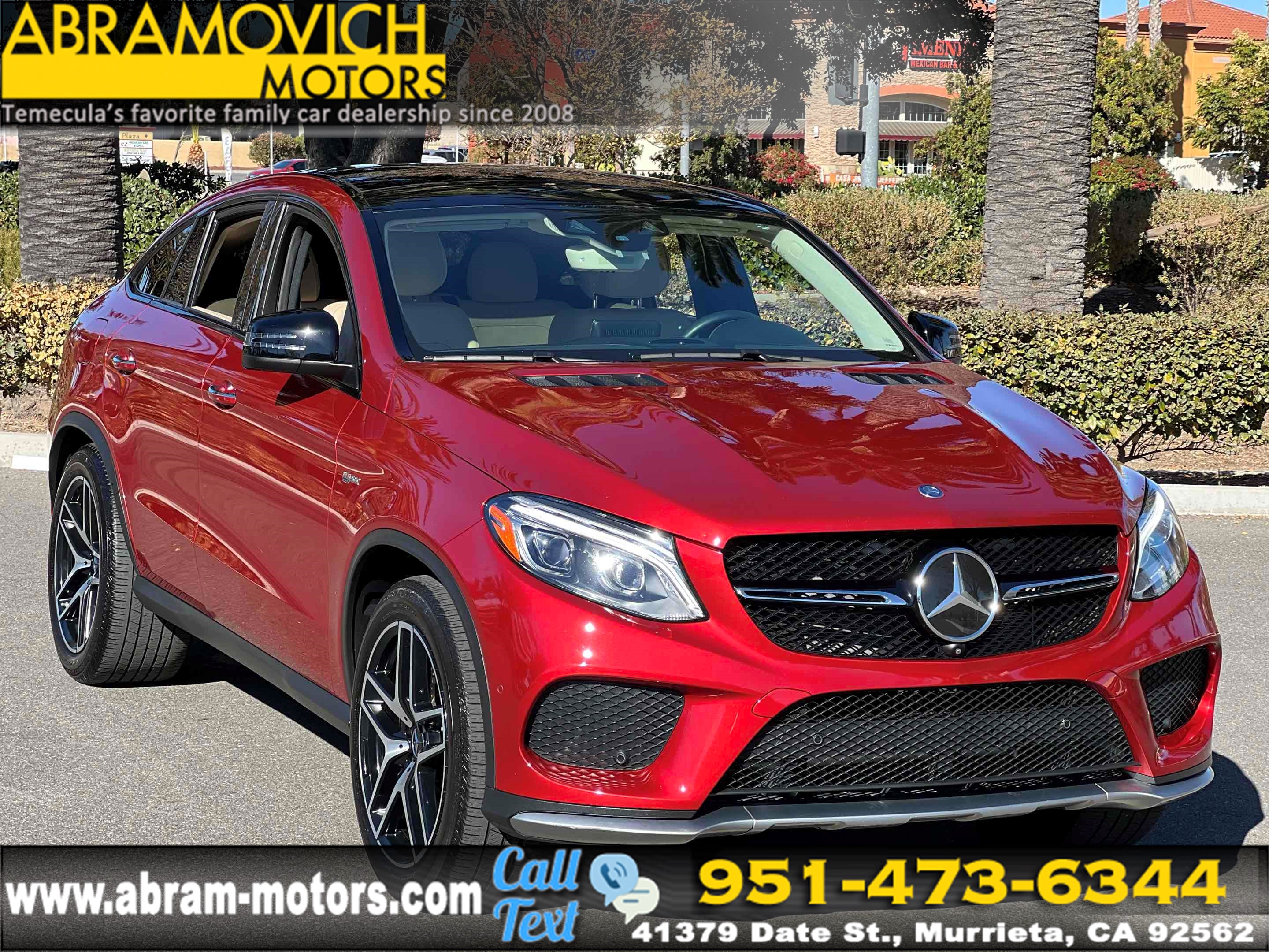 2017 Mercedes-Benz AMG GLE 43 4MATIC Coupe - PARKING ASSIST PACKAGE