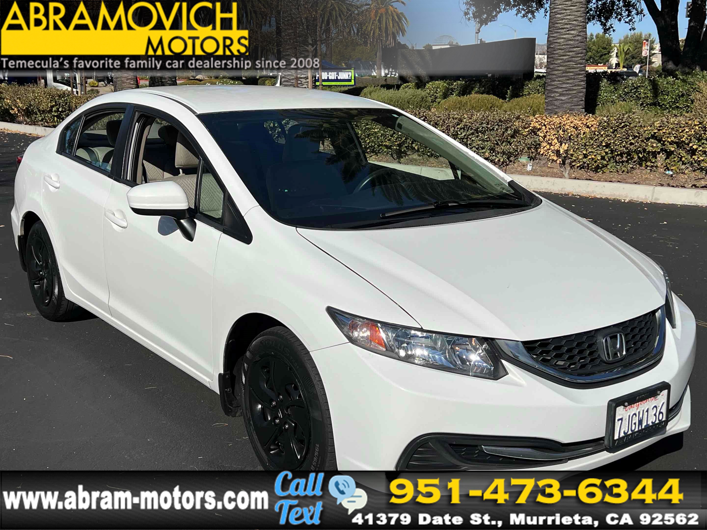 2014 Honda Civic Sedan LX - KEYLESS ENTRY - PRICED TO SELL