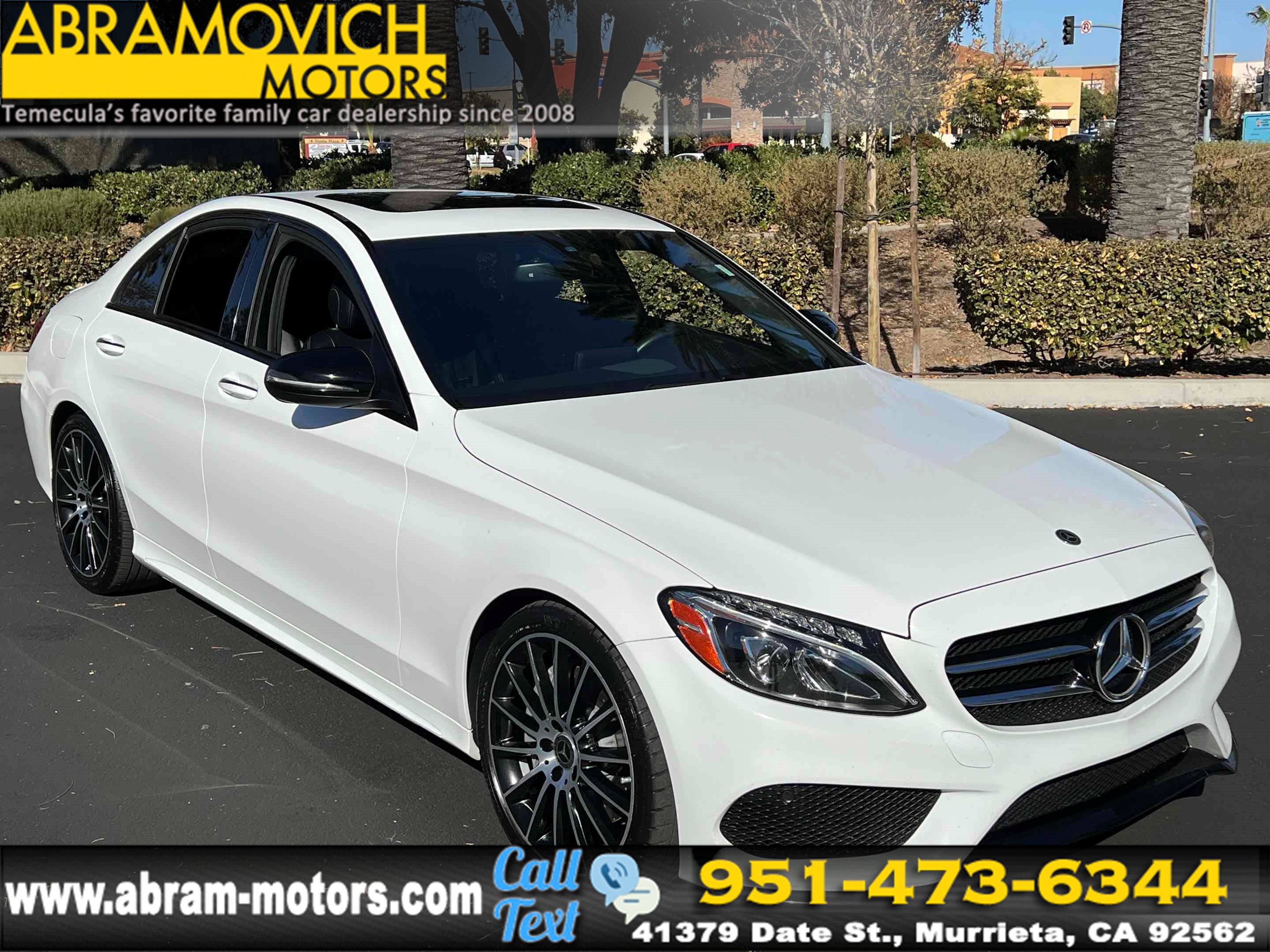 2018 Mercedes-Benz C 300 Sedan - KEYLESS START - PRICED TO SELL