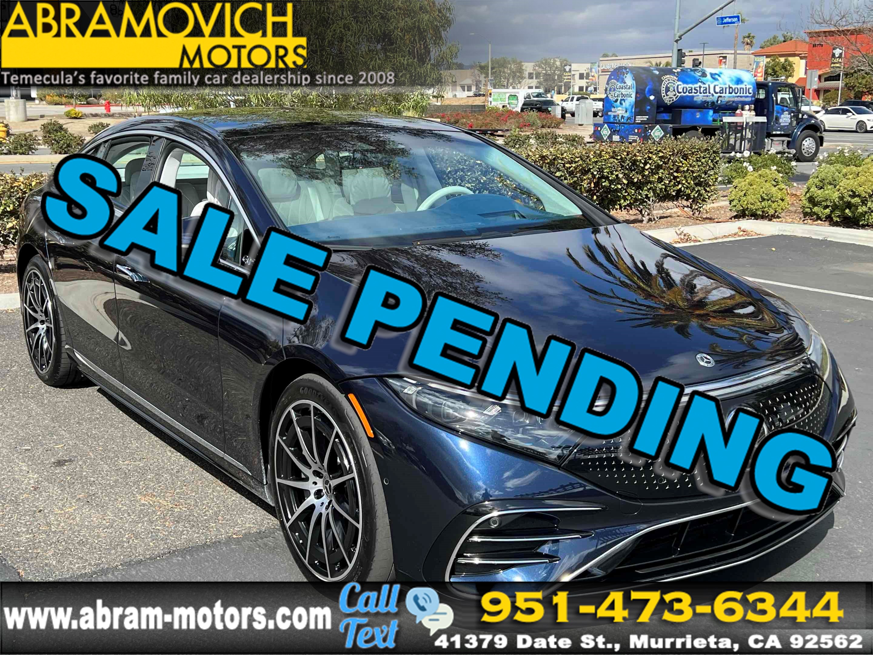 Sold 2022 Mercedes-Benz EQS 580 4MATIC Sedan - PINNACLE TRIM