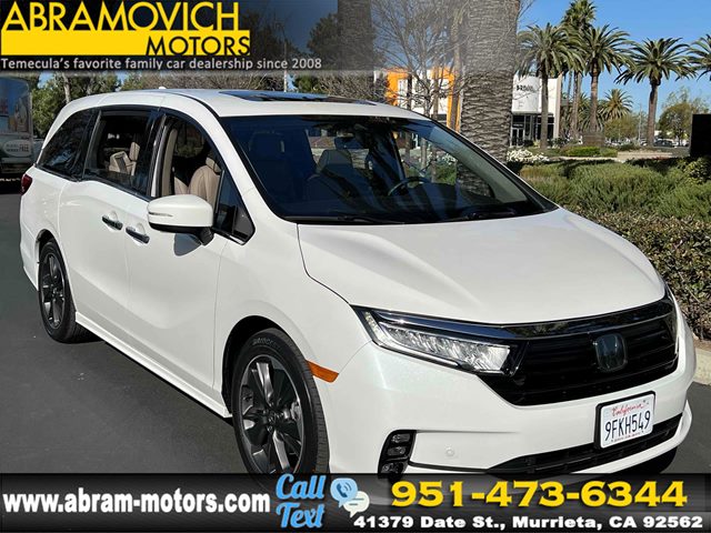 Platinum White Pearl 2023 Honda Odyssey Elite FWD Minivan Front-Wheel Drive Automatic