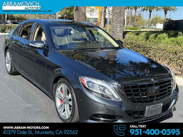 Magnetite Black Metallic 2014 Mercedes-Benz S-Class S 550 Sedan Rear-Wheel Drive Automatic