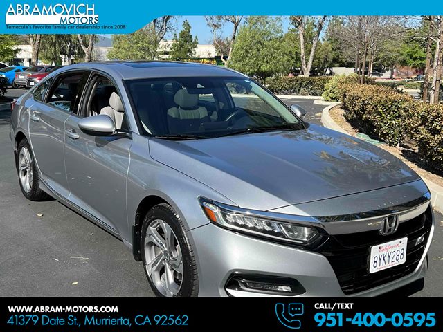 Lunar Silver Metallic 2018 Honda Accord 1.5T EX-L FWD Sedan Front-Wheel Drive Automatic