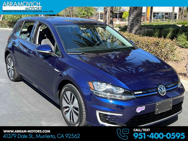 Atlantic Blue Metallic 2019 Volkswagen e-Golf SE FWD Hatchback Front-Wheel Drive Automatic