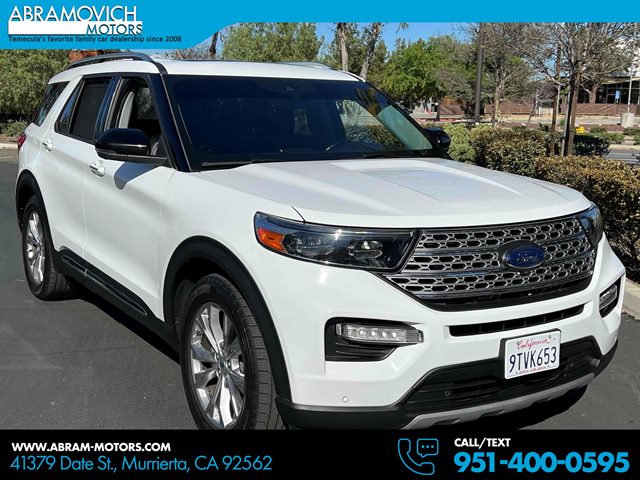 Oxford White 2021 Ford Explorer Limited RWD SUV / Crossover Rear-Wheel Drive Automatic
