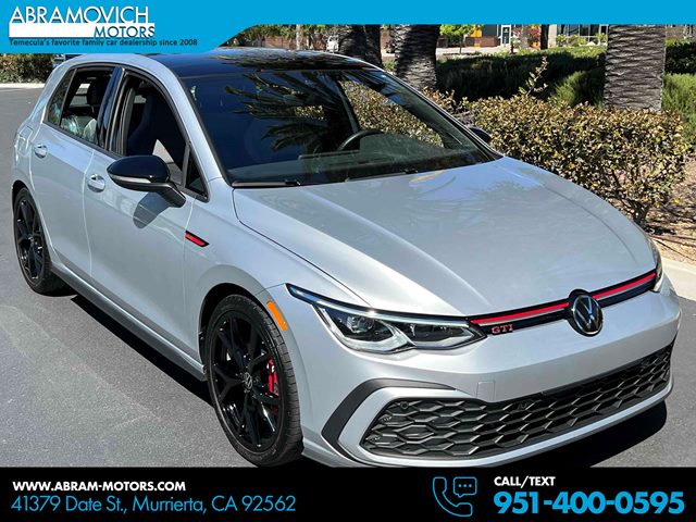 Reflex Silver/Black Roof 2024 Volkswagen Golf GTI 380 SE FWD Hatchback Front-Wheel Drive Manual