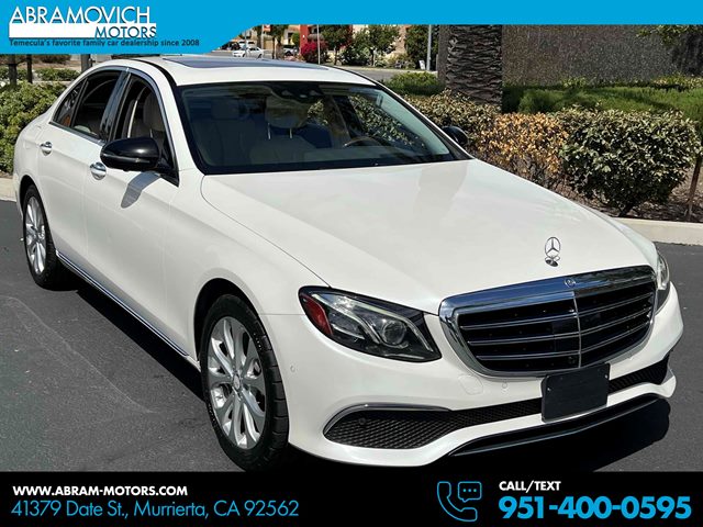 Polar White 2017 Mercedes-Benz E-Class E 300 Sedan Rear-Wheel Drive Automatic