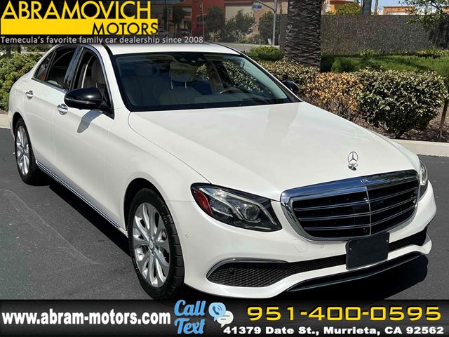 Polar White 2017 Mercedes-Benz E-Class E 300 Sedan Rear-Wheel Drive Automatic