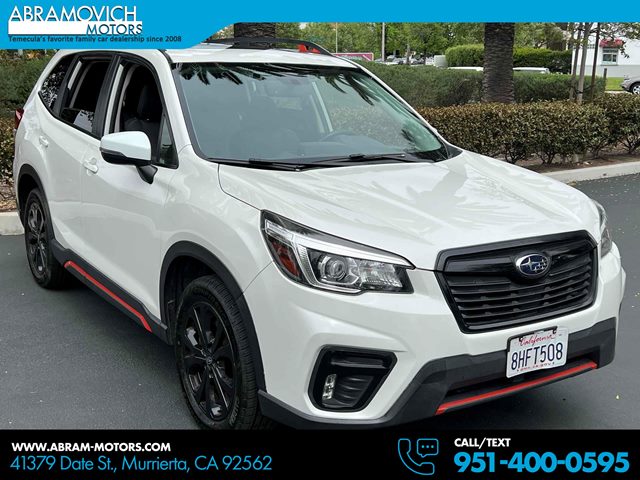 Crystal White Pearl 2019 Subaru Forester 2.5i Sport AWD SUV / Crossover All-Wheel Drive Automatic