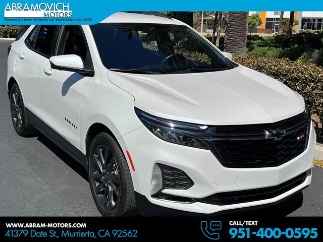 White (Iridescent Pearl Tricoat) 2023 Chevrolet Equinox RS with 1RS FWD SUV / Crossover Front-Wheel Drive Automatic