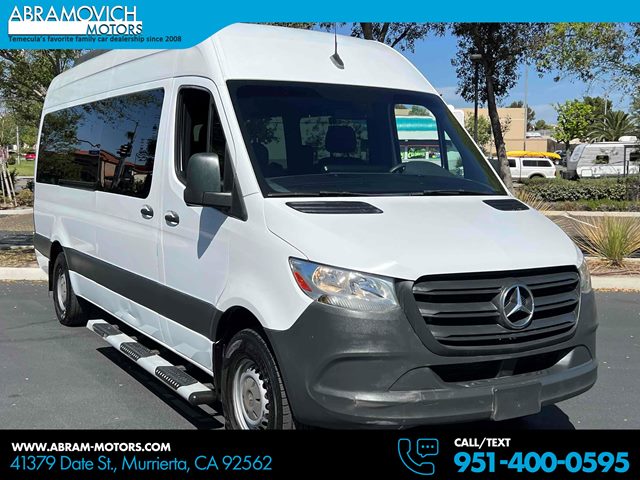 Arctic White 2019 Mercedes-Benz Sprinter 2500 170 V6 High Roof Passenger Van RWD Van Automatic