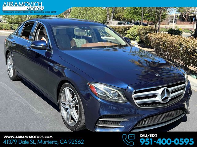 Lunar Blue Metallic 2017 Mercedes-Benz E-Class E 300 Sedan Rear-Wheel Drive Automatic
