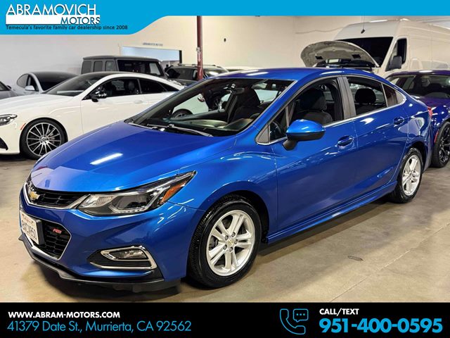 Kinetic Blue Metallic 2017 Chevrolet Cruze LT Sedan FWD Sedan Front-Wheel Drive Manual