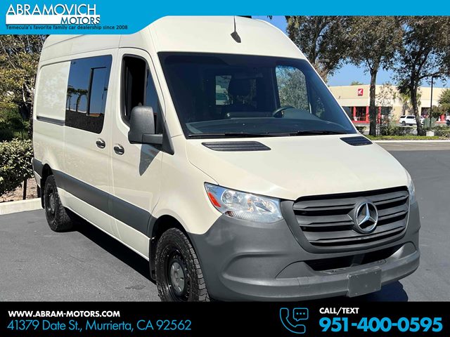 Gray (Pebble Grey) 2021 Mercedes-Benz Sprinter Cargo 2500 144 V6 RWD Van 4X2 Automatic