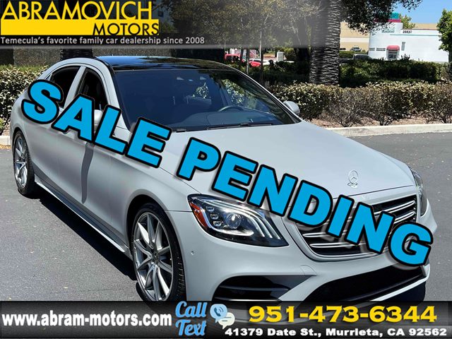 Gray (Selenite Grey Metallic) 2018 Mercedes-Benz S-Class S 560 RWD Sedan Rear-Wheel Drive Automatic