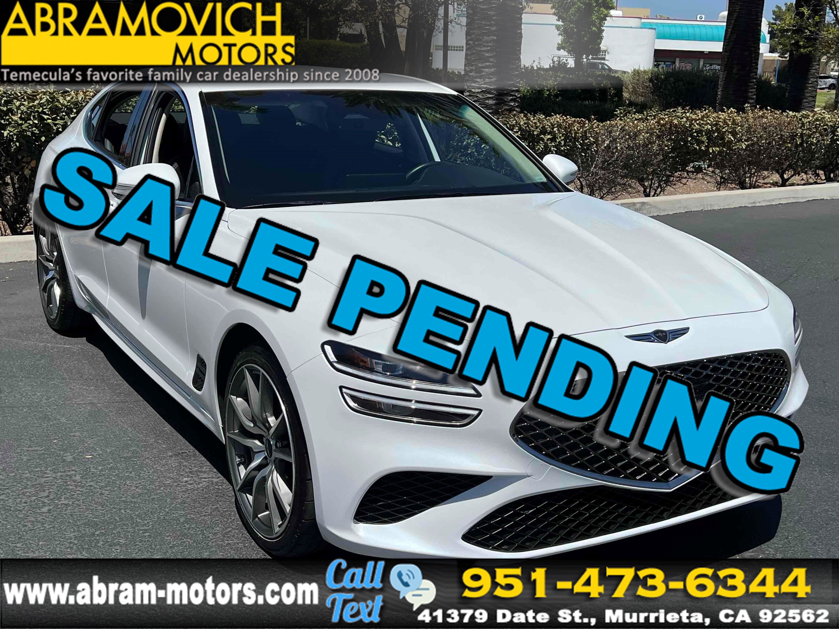 Uyuni White 2026 Genesis G70 Sedan Rear-Wheel Drive Automatic
