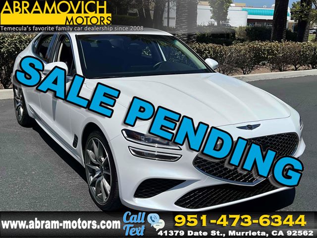 Uyuni White 2026 Genesis G70 Sedan Rear-Wheel Drive Automatic