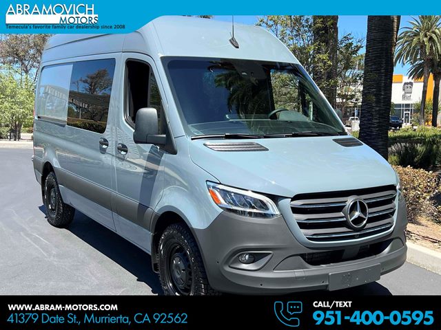 Blue Grey 2023 Mercedes-Benz Sprinter Van Rear-Wheel Drive Automatic