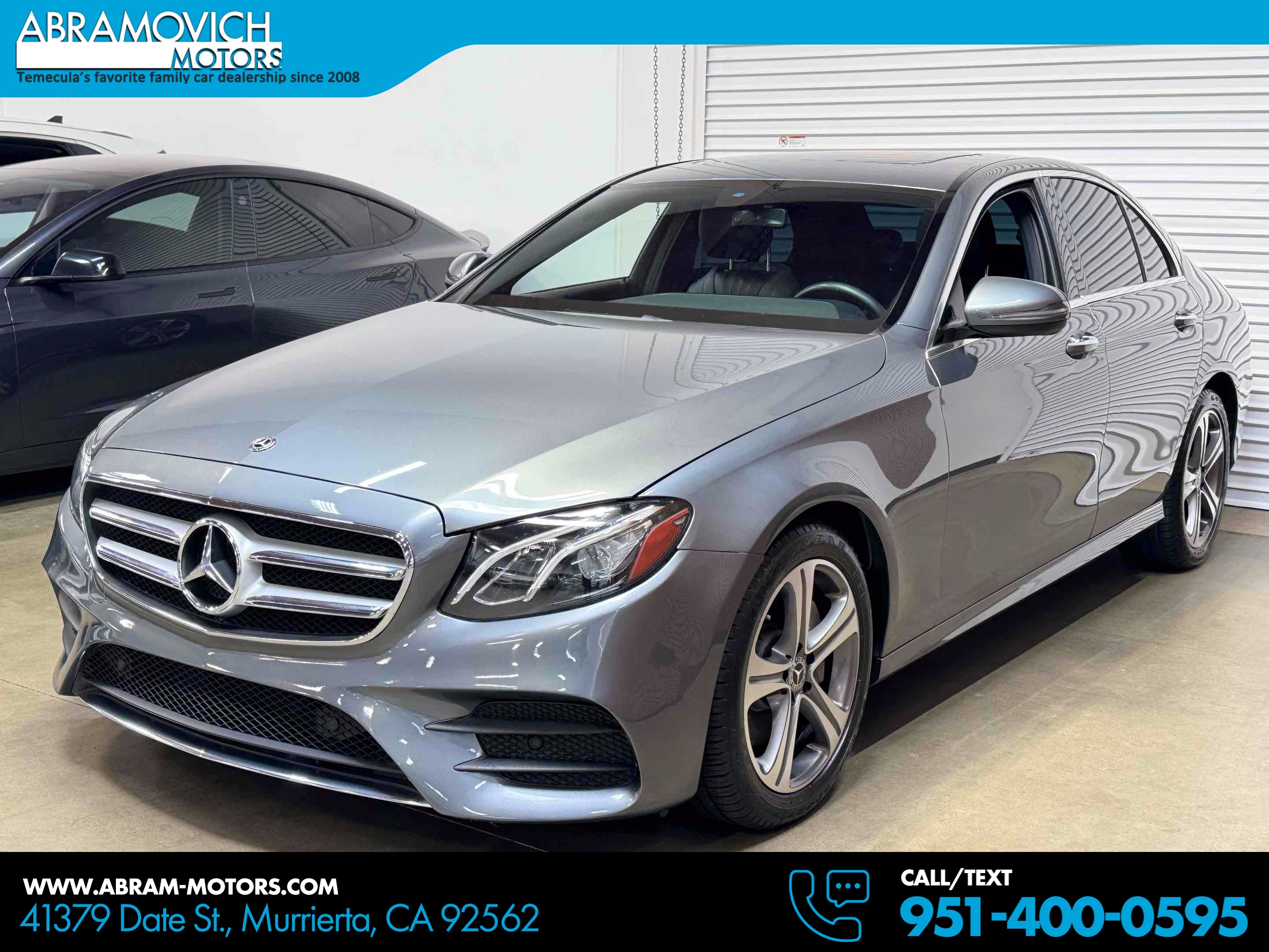 Gray (Selenite Grey Metallic) 2020 Mercedes-Benz E-Class Sedan Rear-Wheel Drive Automatic