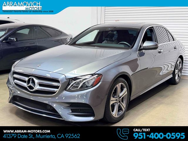Gray (Selenite Grey Metallic) 2020 Mercedes-Benz E-Class Sedan Rear-Wheel Drive Automatic