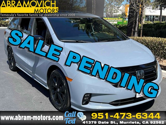 Sonic Gray Pearl 2023 Honda Odyssey Minivan Front-Wheel Drive Automatic