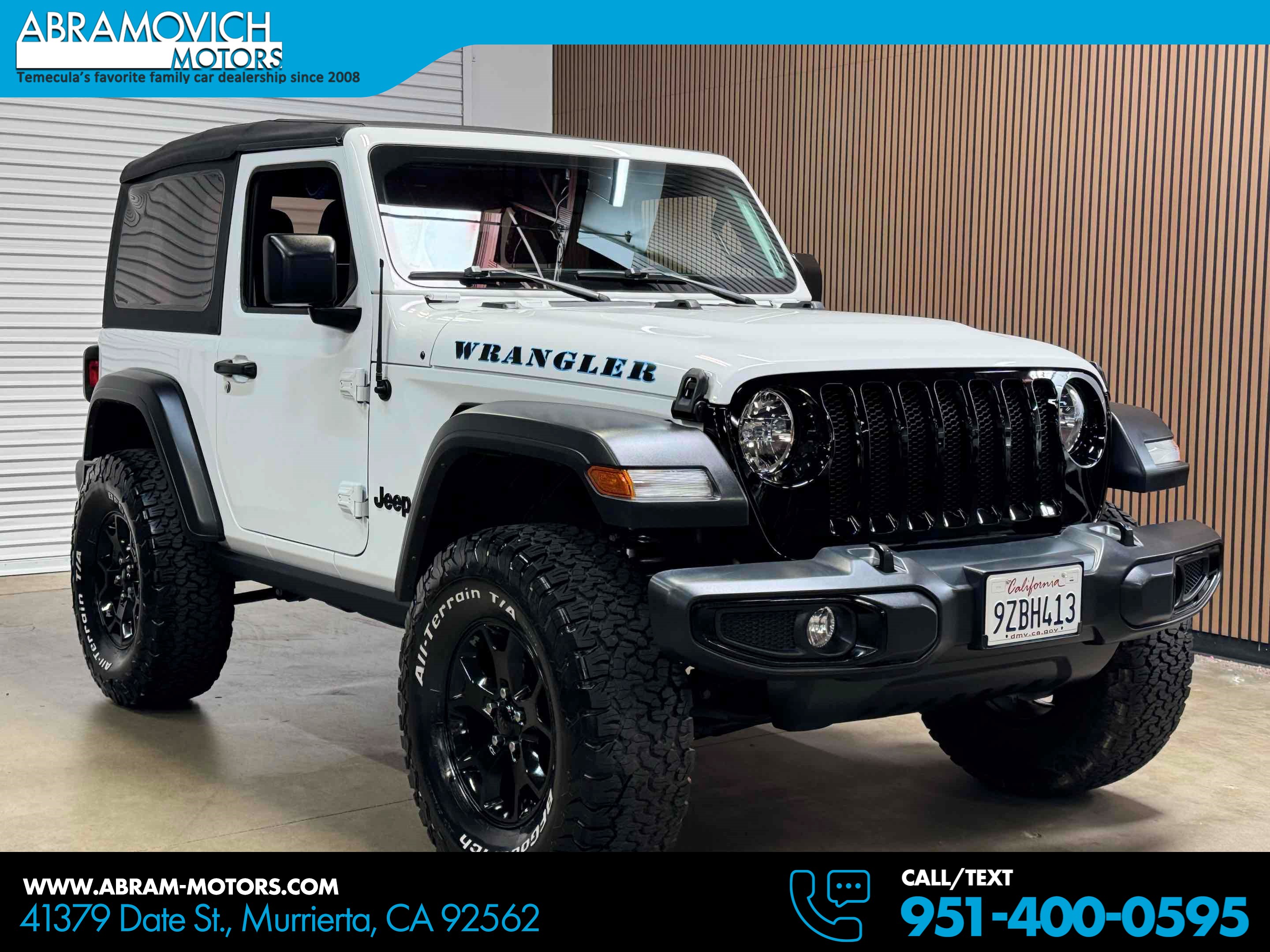 2023 Jeep Wrangler Blanco (Bright White Clearcoat) SUV/Crossover Todo terreno Manual