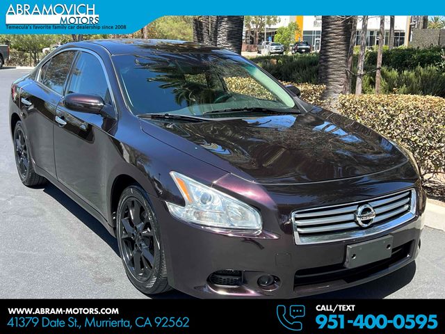 Red (Crimson Black Metallic) 2014 Nissan Maxima Sedan Front-Wheel Drive Automatic