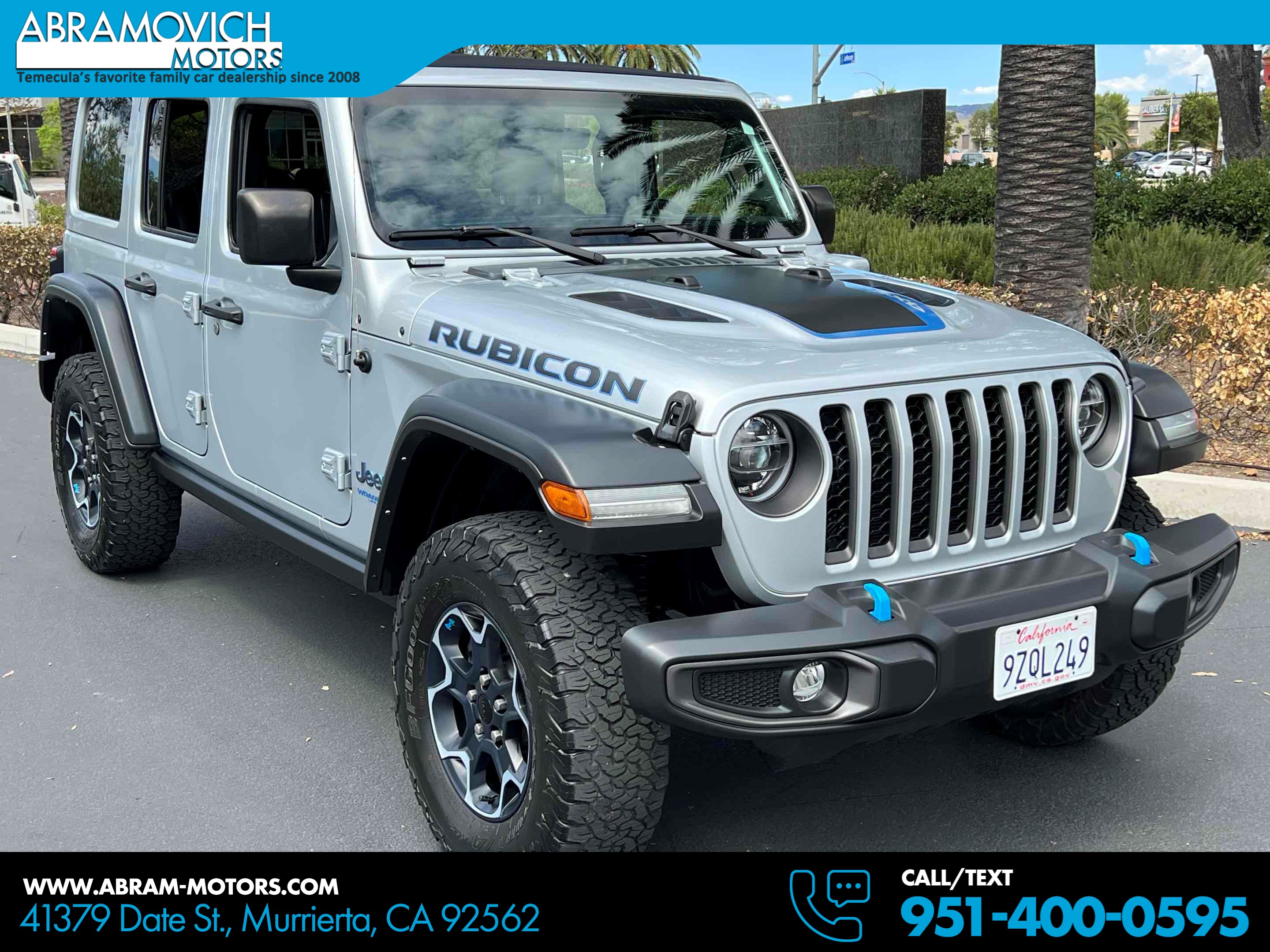 2022 Jeep Wrangler 4xe Unlimited Rubicon - SKY 1-TOUCH POWER TOP