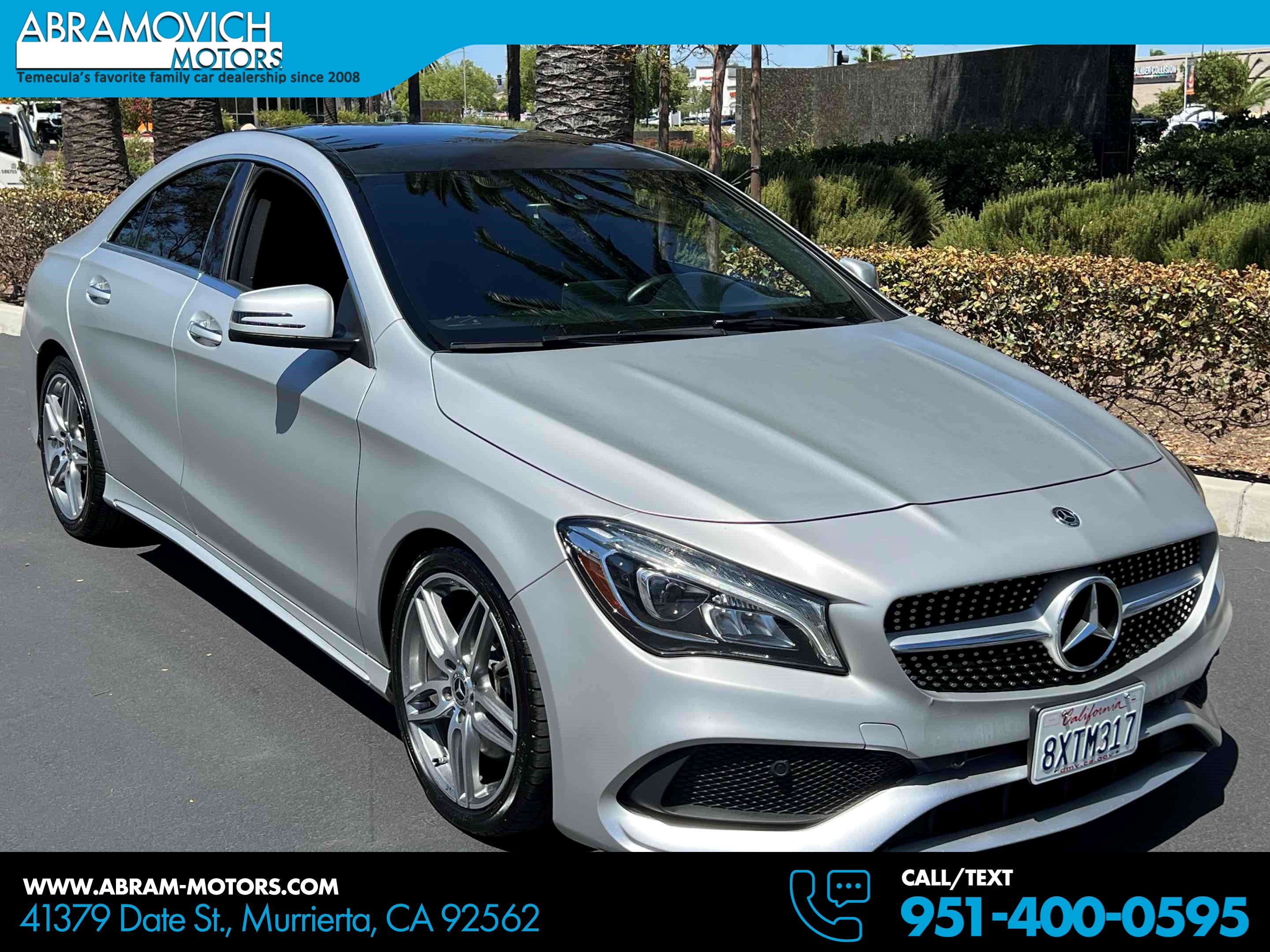 2018 Mercedes-Benz CLA 250 Coupe - AMG LINE EXTERIOR - AMG LINE