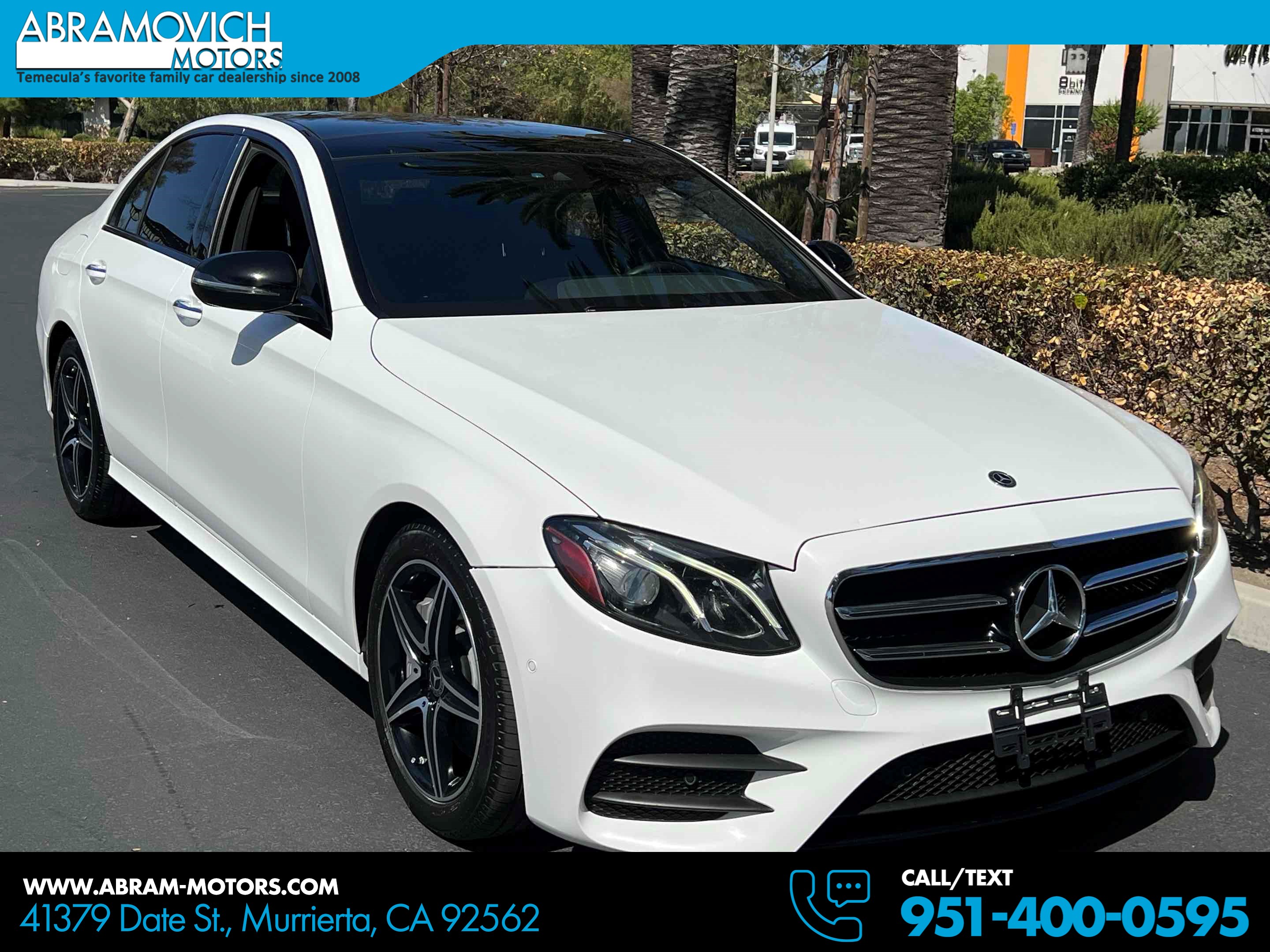 2018 Mercedes-Benz E 300 RWD Sedan - PREMIUM 1 PKG - PANORAMA ROOF