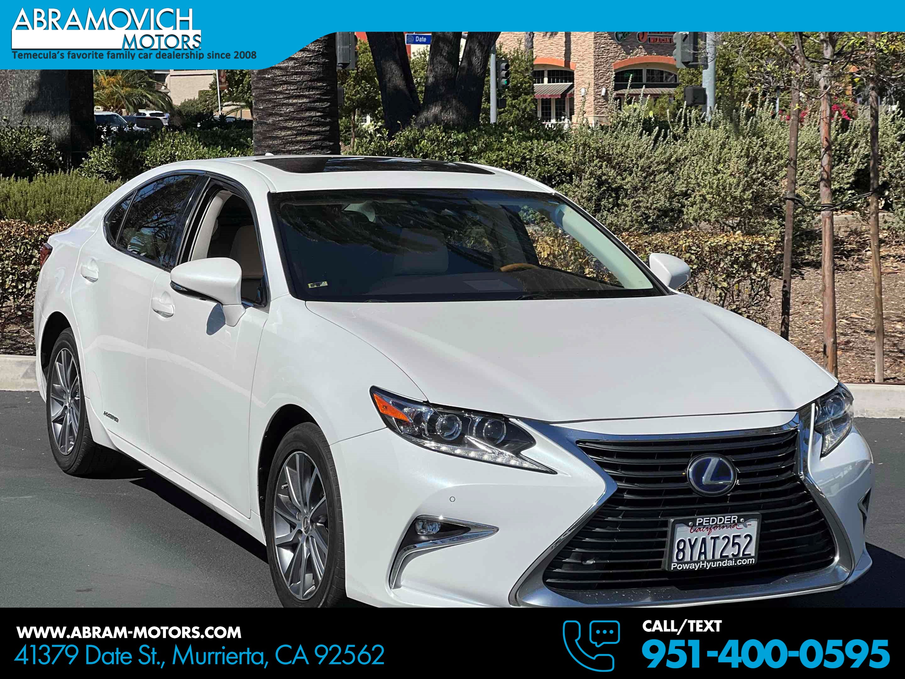 2018 Lexus ES 300h - NAVIGATION PACKAGE - LUXURY PACKAGE