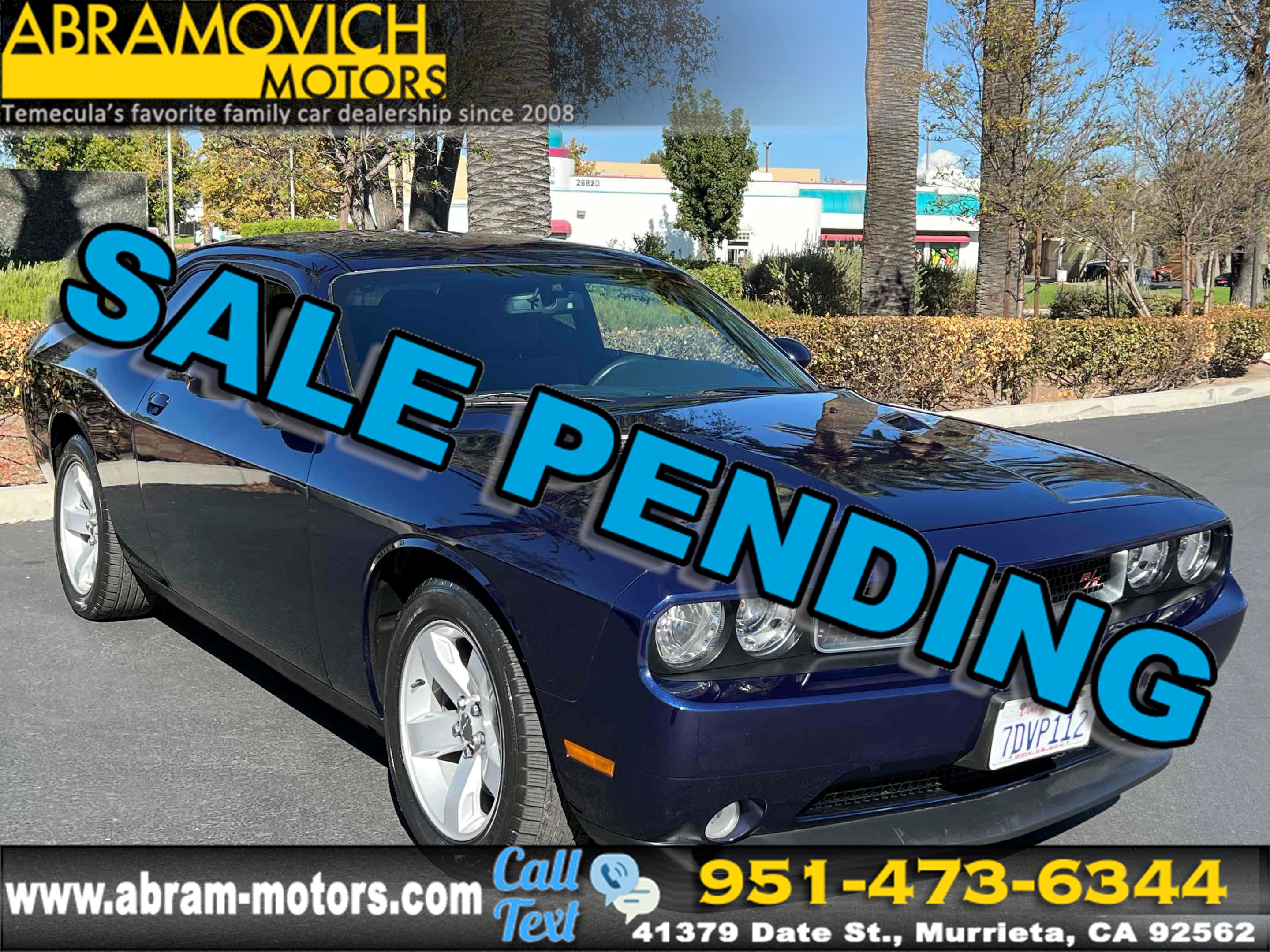 Jazz Blue Pearlcoat 2014 Dodge Challenger Coupe Rear-Wheel Drive Manual