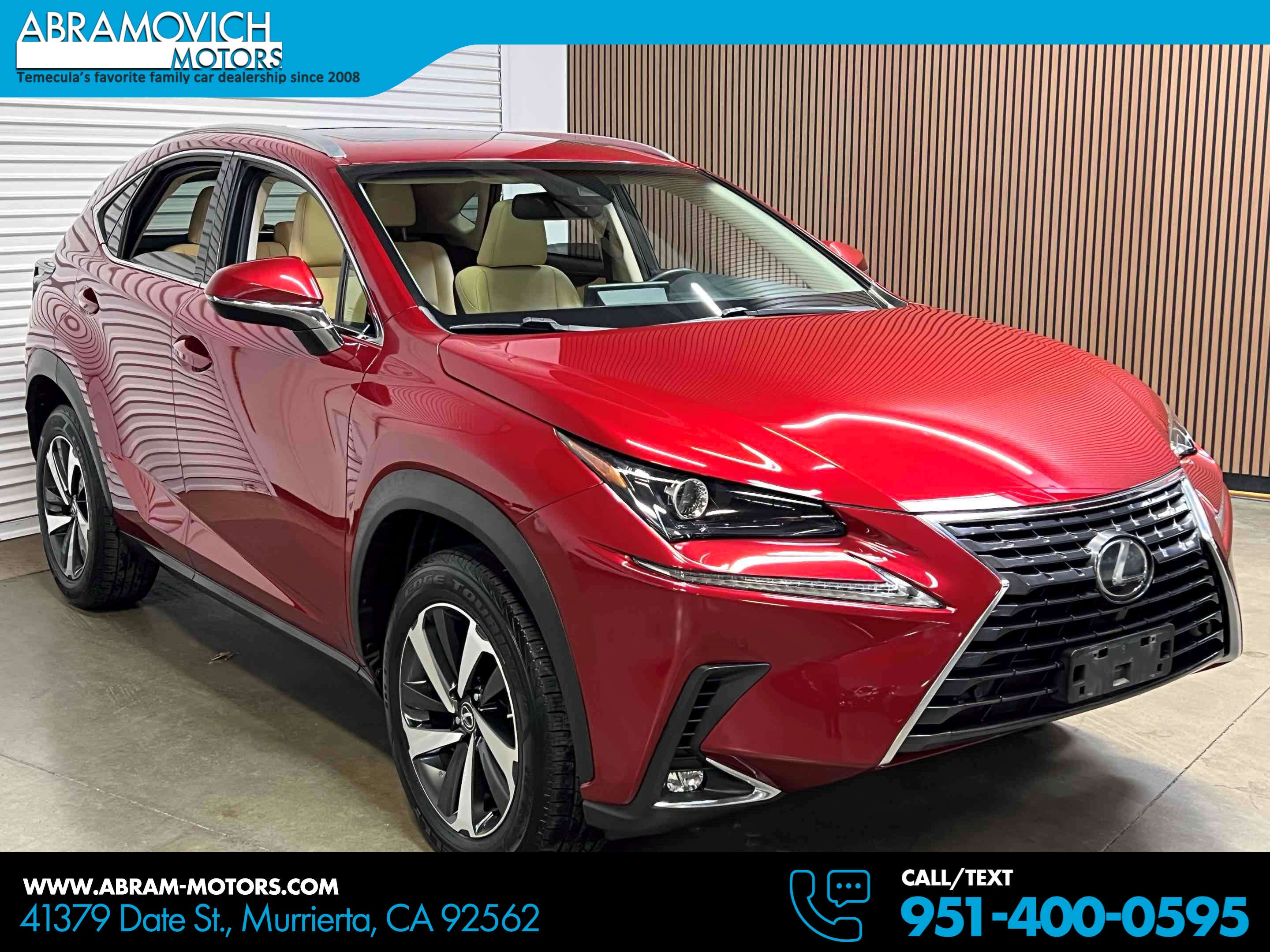 2018 Lexus NX 300 - PREMIUM PACKAGE - PARKING ASSIST