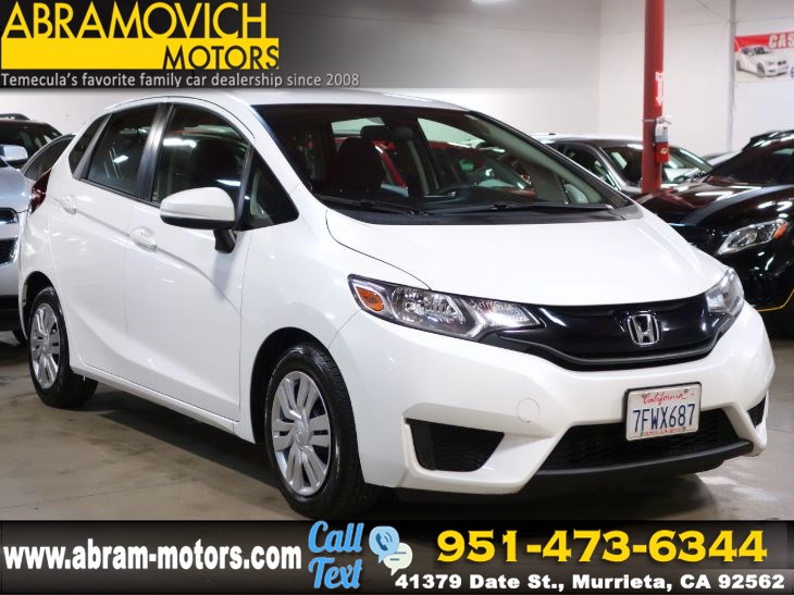 Sold 2015 Honda Fit LX - REAR VIEW CAMERA - 5 SPEED MANUAL in Murrieta