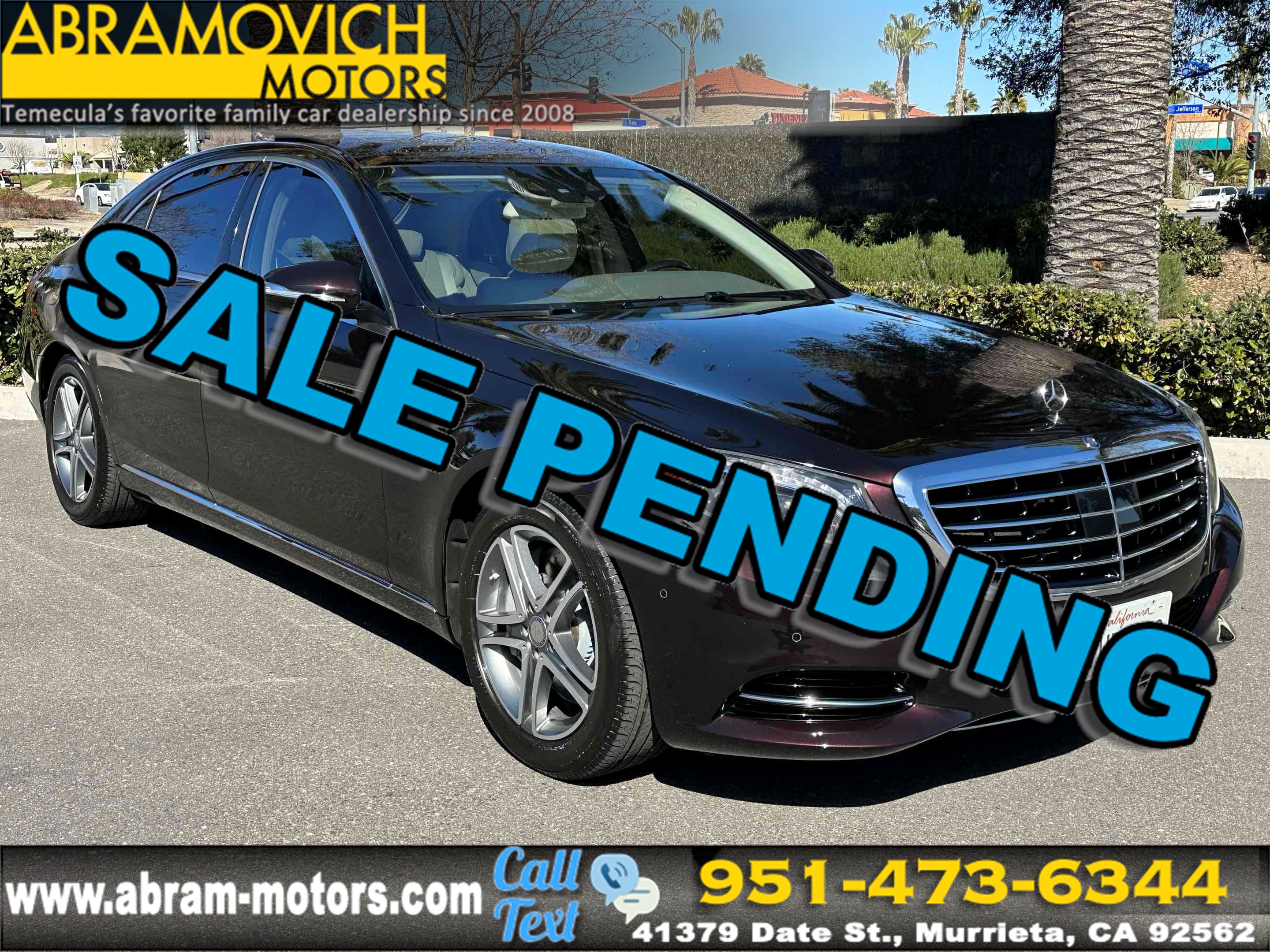 2016 Mercedes-Benz S 550 Sedan - DRIVER ASSISTANCE PACKAGE