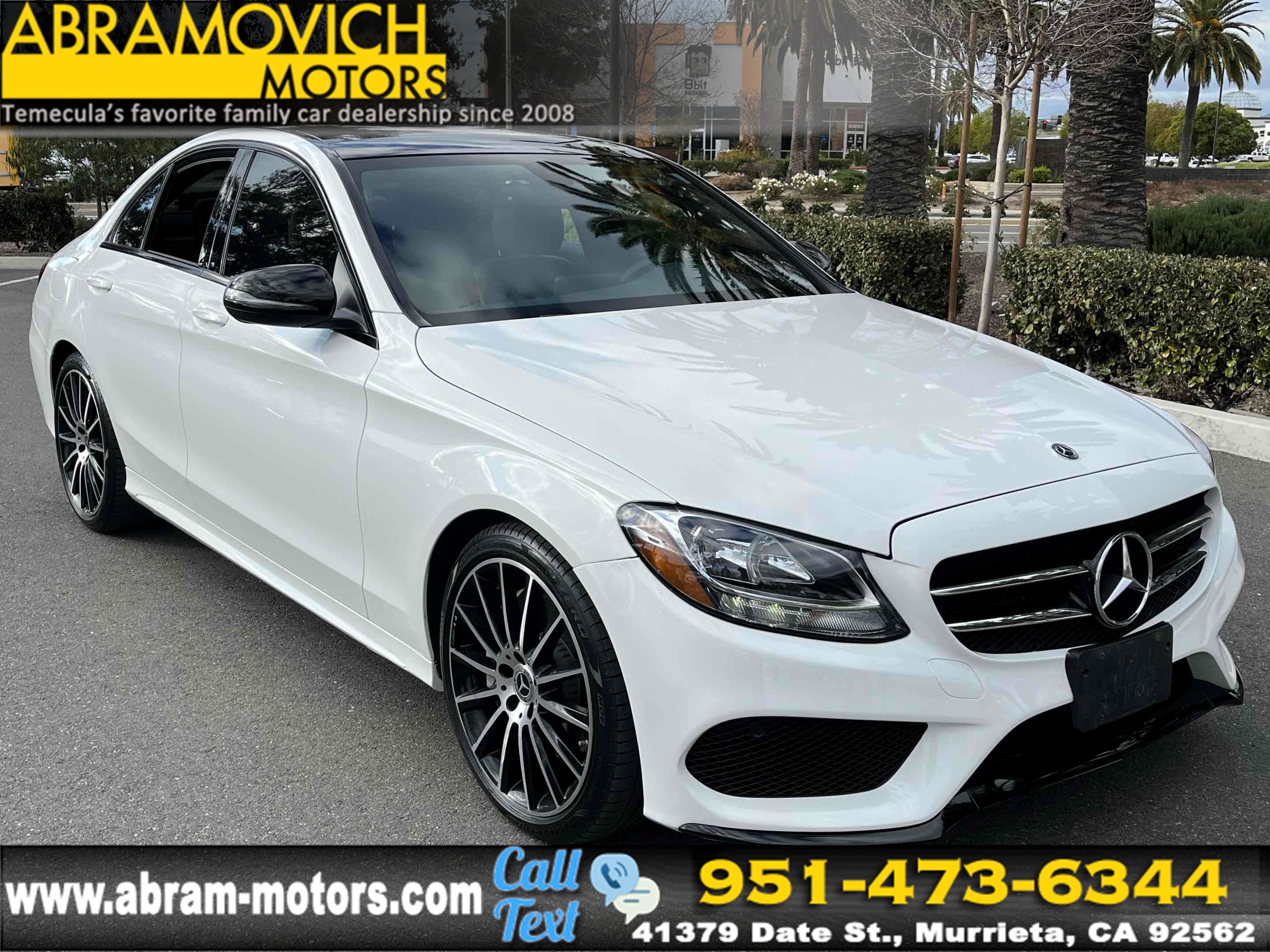 2018 Mercedes-Benz C 300 Sedan - NIGHT PACKAGE - AMG LINE