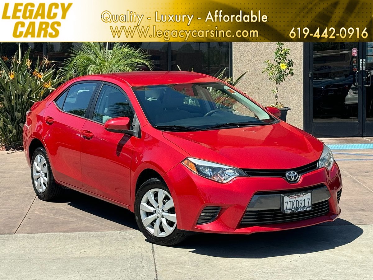 2016 Toyota Corolla LE 1 OWNER ULTRA LOW MILES