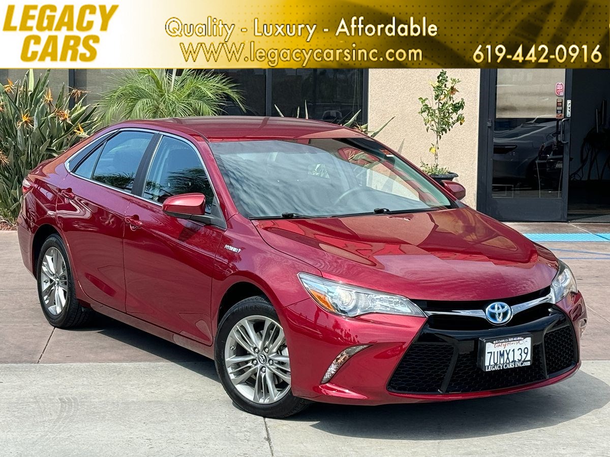 2016 Toyota Camry Hybrid SE 1 OWNER LOW MILES W/ BACKUP CAMERA / BLUETOOTH