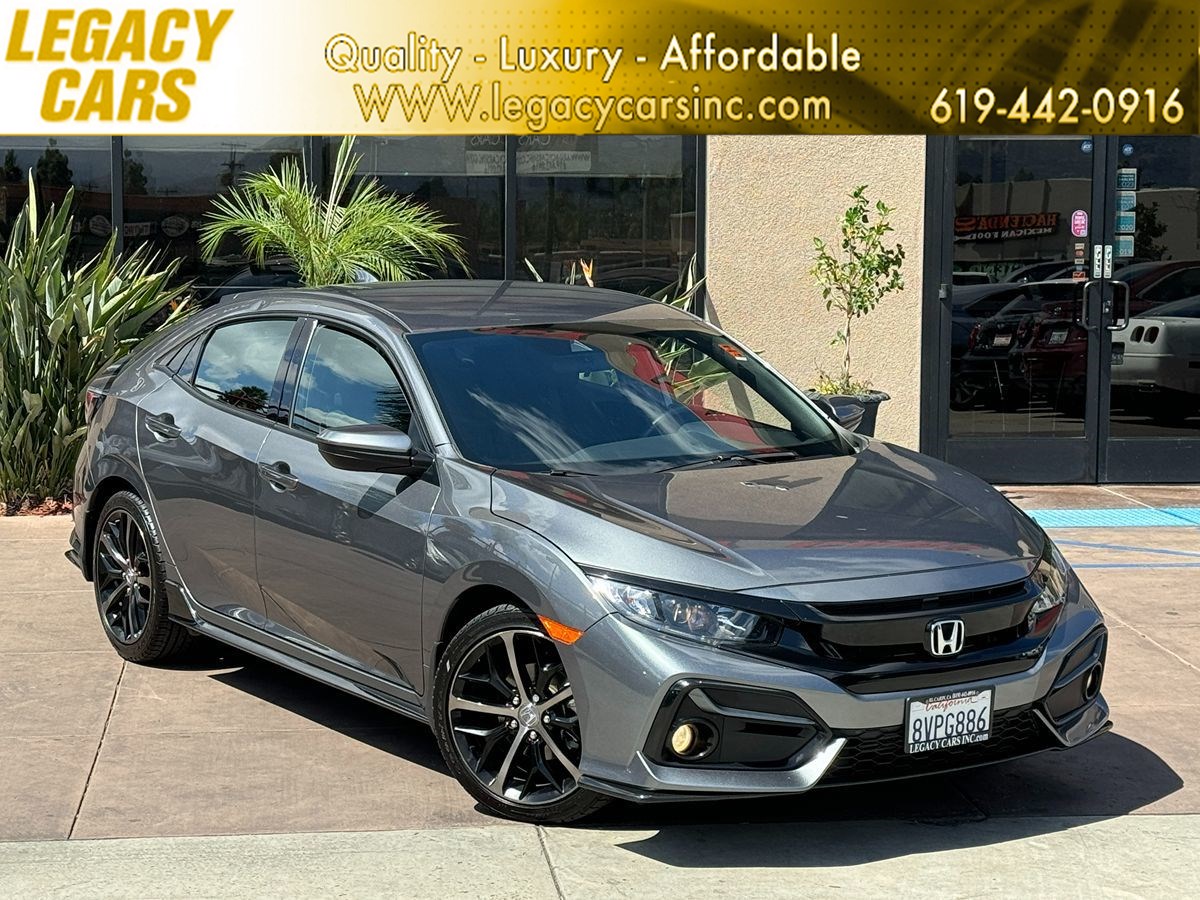 2021 Honda Civic Hatchback Sport 1 OWNER W/ APPLE CARPLAY / BACKUP CAMERA