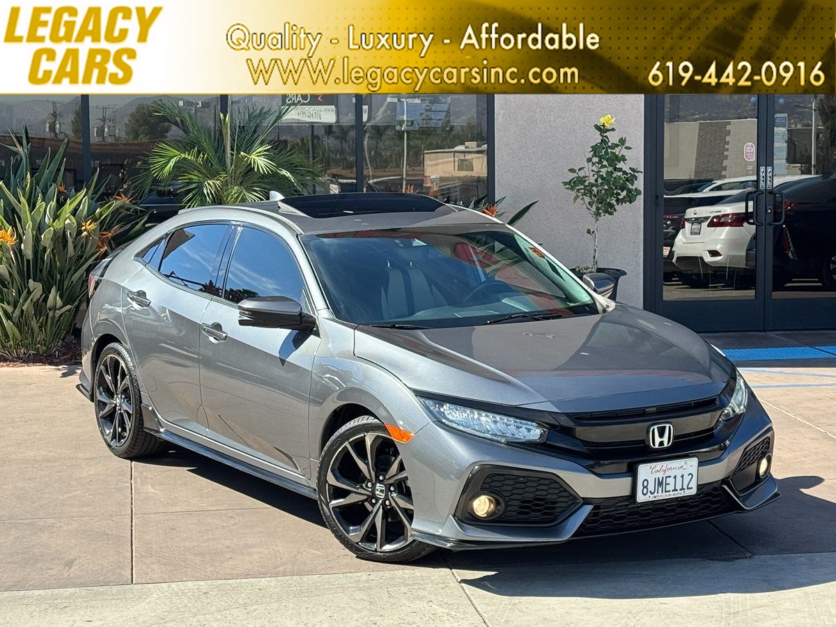 2019 Honda Civic Hatchback Sport Touring W/ SAFETY FEATURES / LEATHER