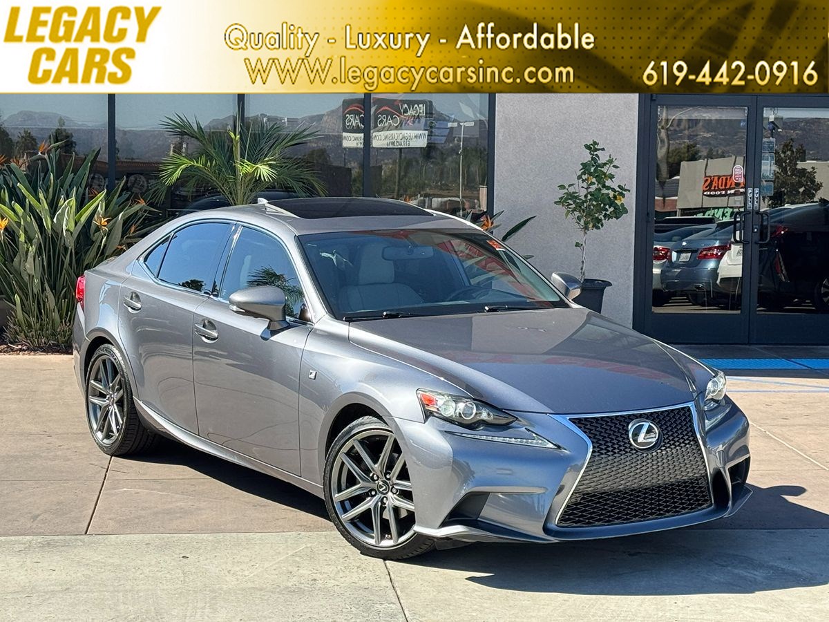 2014 Lexus IS 250 F SPORT 1 OWNER W/ ONLY 62K MILES