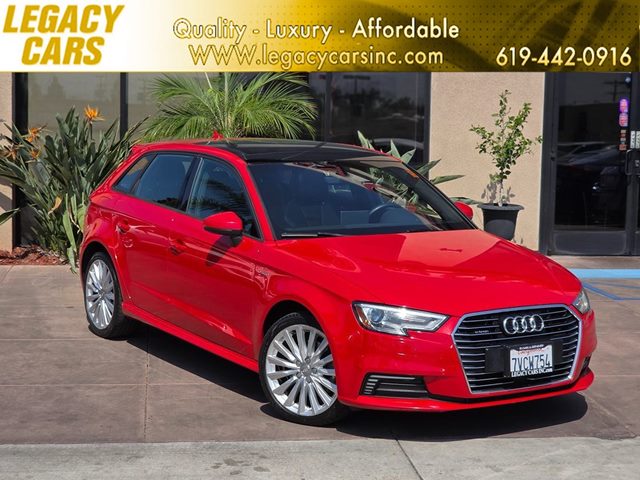 Orange (Tango Red Metallic) 2017 Audi A3 Sportback Wagon Front-Wheel Drive Automatic