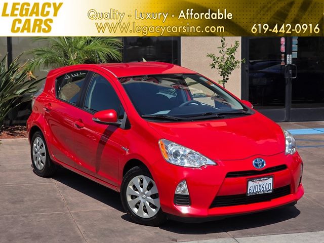 Absolutely Red 2012 Toyota Prius c Hatchback Front-Wheel Drive Automatic