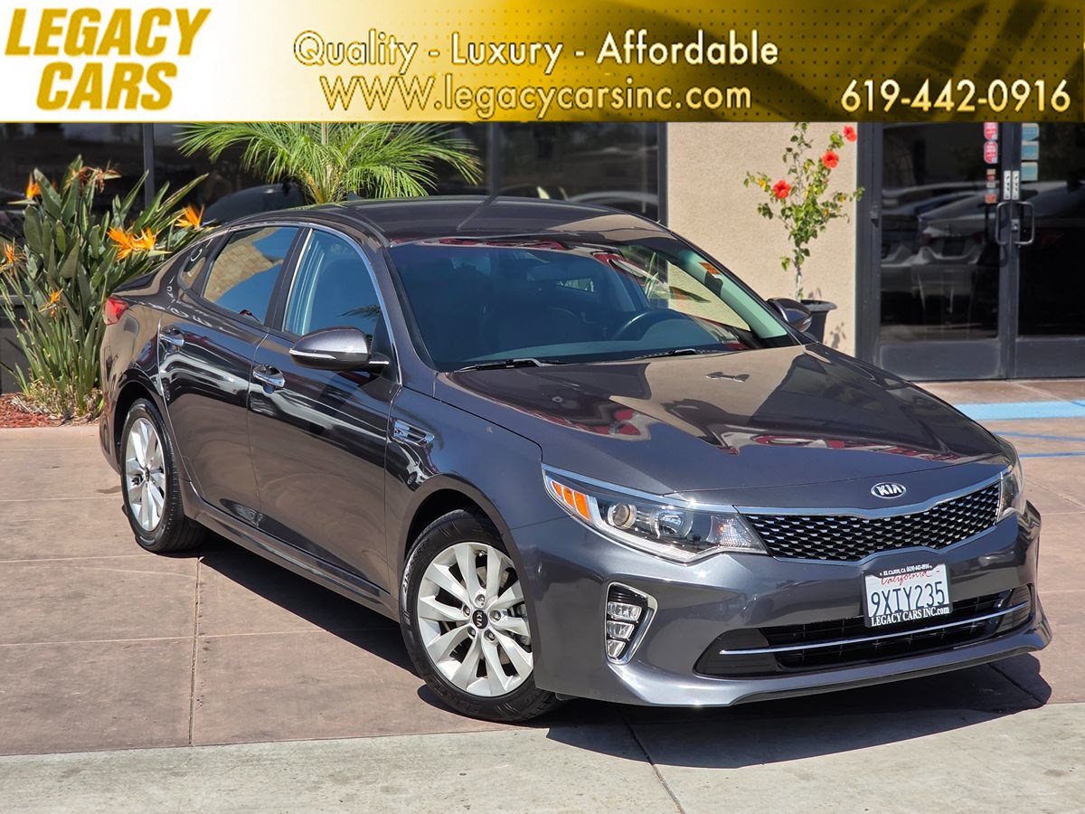 Gray (Platinum Graphite) 2018 Kia Optima Sedan Front-Wheel Drive Automatic