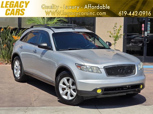 Brilliant Silver Metallic 2005 INFINITI FX35 SUV / Crossover Rear-Wheel Drive Automatic