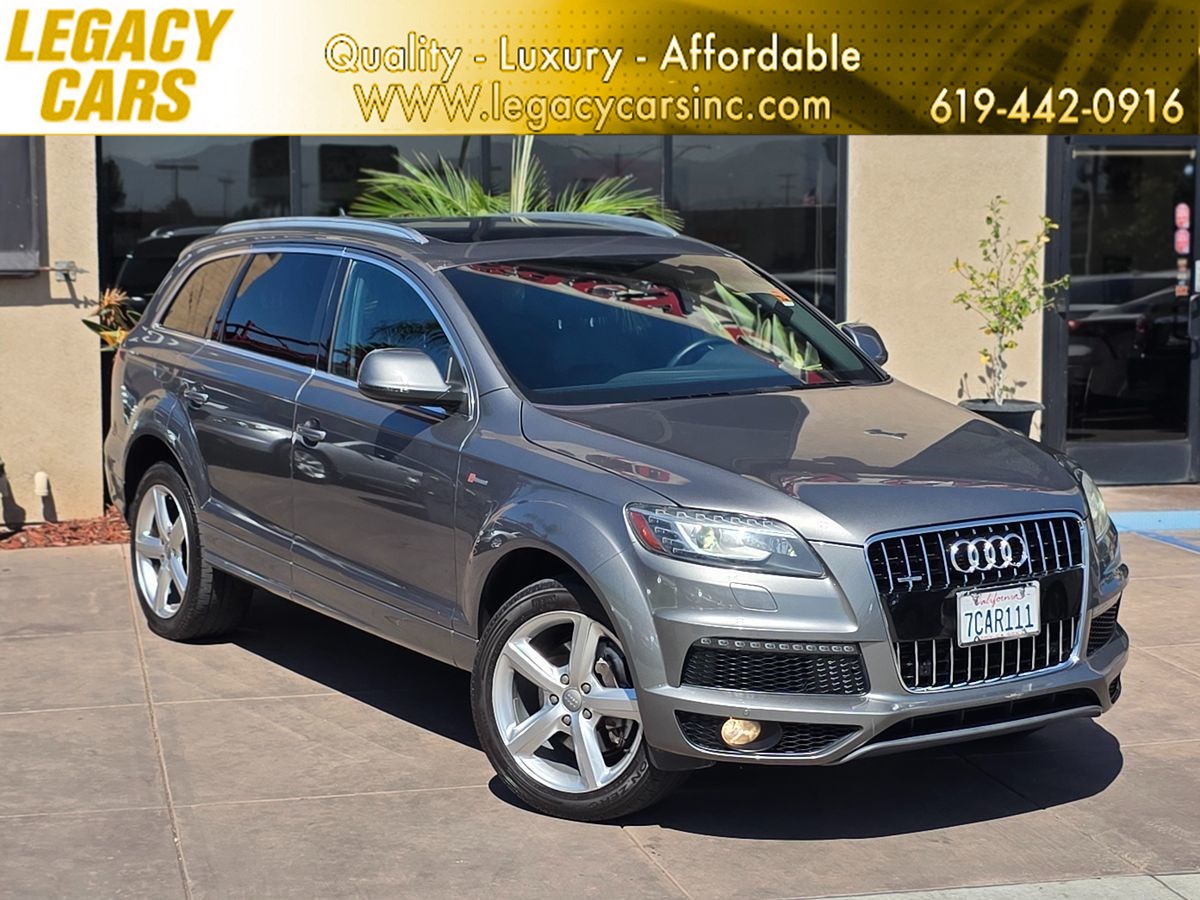 Gray 2013 Audi Q7 SUV / Crossover All-Wheel Drive Automatic