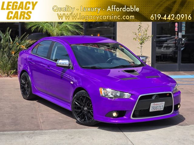 Purple 2014 Mitsubishi Lancer Sedan All-Wheel Drive Automatic