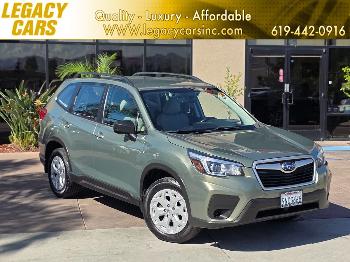 Jasper Green Metallic 2019 Subaru Forester SUV / Crossover All-Wheel Drive Automatic