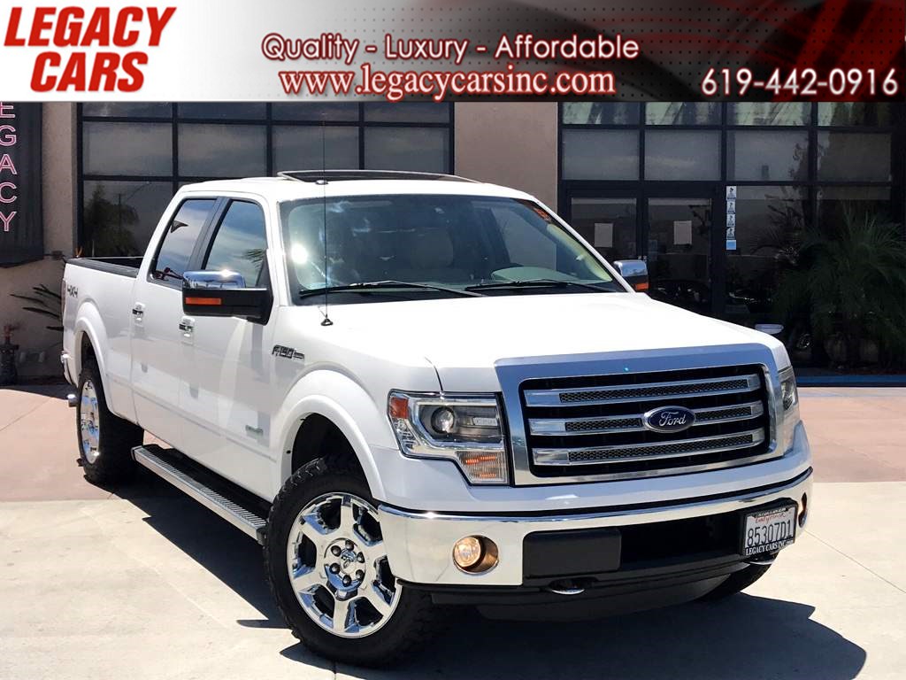 2013 Ford F-150 Lariat 4x4 EcoBoost w/Nav/Sunroof CREW CAB