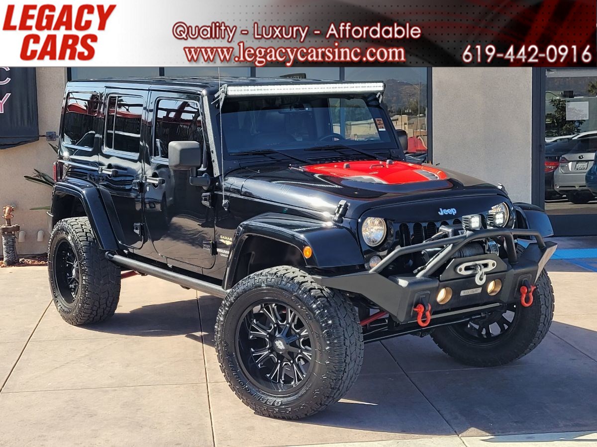 Sold 2015 Jeep Wrangler Unlimited Sahara 4x4 CUSTOM in El Cajon, image size:1200x900